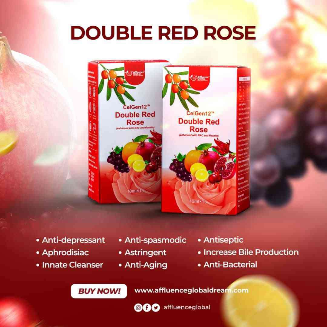 Double Red Rose